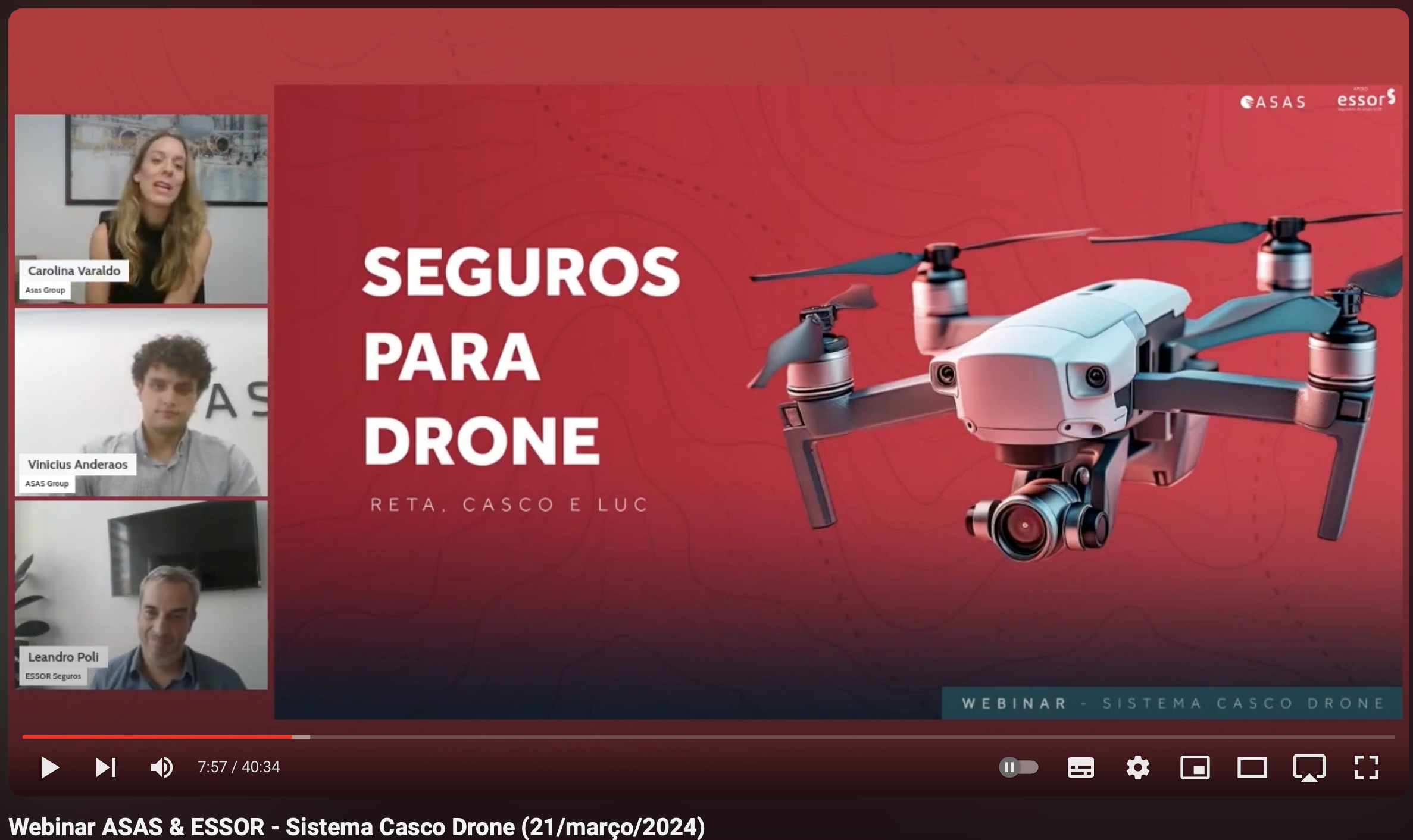 Assista ao Webinar Sistema Casco Drone, oportunidade única no mercado
